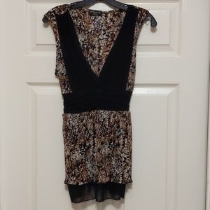 Cocomo Collections Psychedelic Print Top